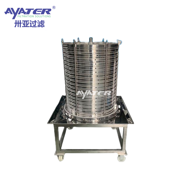卅亞過濾  層疊式活性炭過濾器 立式 全不銹鋼材質(zhì) 精密濾芯