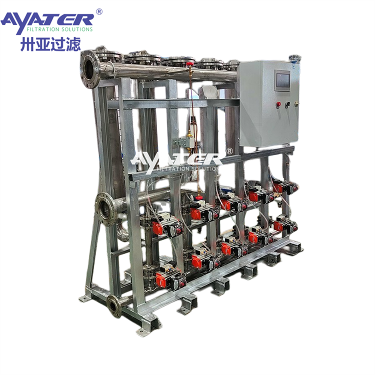 卅亞過濾列管式自清洗過濾器 自動反沖洗設(shè)計(jì) 過濾面積大